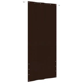 Vidaxl Balkon Screen 120x240 cm Oxford Tkanina Brown