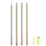 Vidaxl Suncreen Posts 200 cm ocynkowana stal