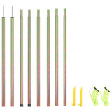 Vidaxl Sunset Boles 2 ST 200 cm ocynkowana stal