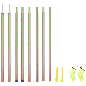 Vidaxl Sunset Boles 2 ST 200 cm ocynkowana stal