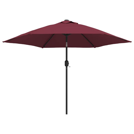 Vidaxl Parasol z metalowym biegunem 300 cm Bordeaux Red