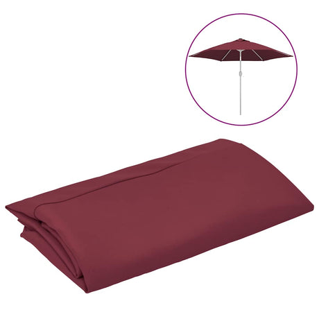 Vidaxl zastępczy materiał do Parasol 300 cm Burgundii Red