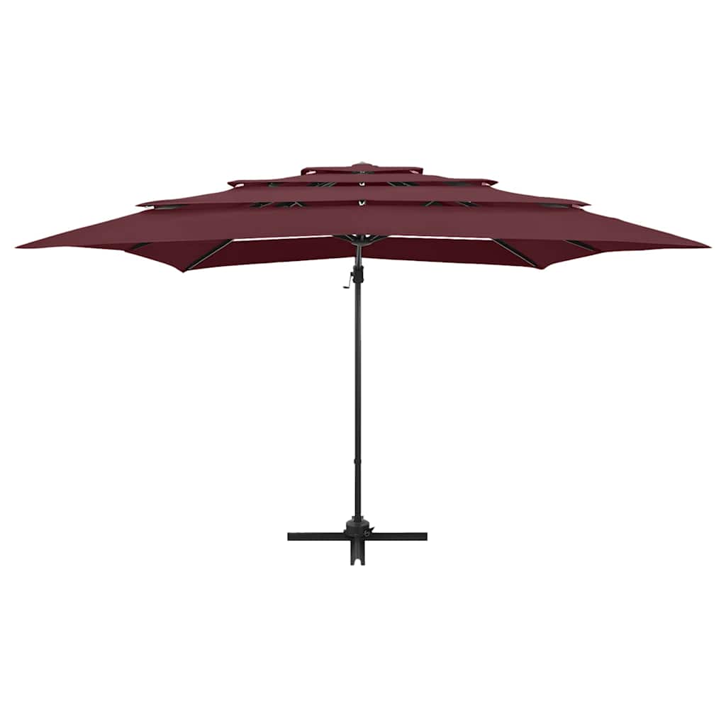 Vidaxl Parasol 4-warrowar
