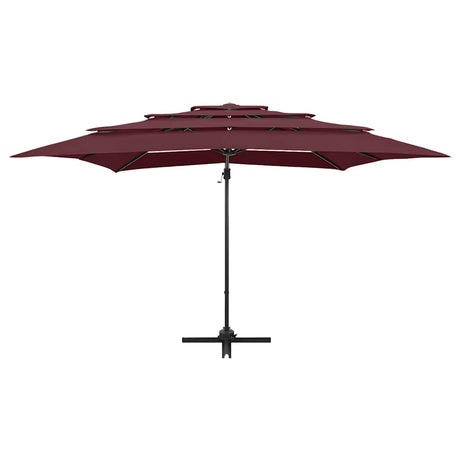 Vidaxl Parasol 4-warrowar