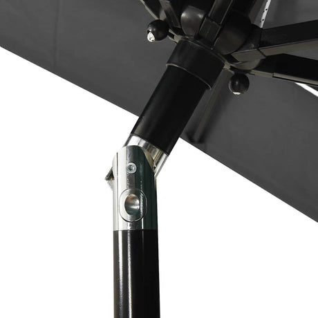 Vidaxl Parasol 3-warstwowy z aluminiowym biegunem 2x2 m antracyt