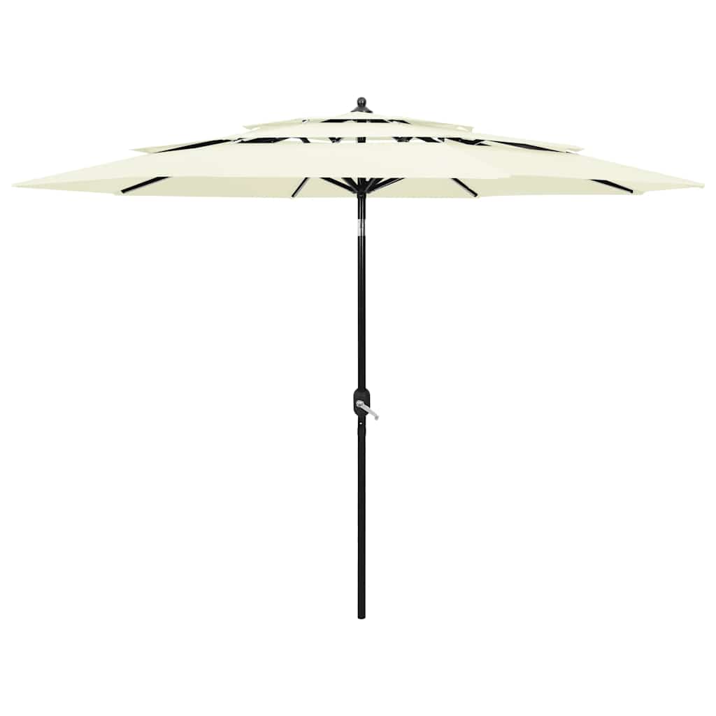 Vidaxl Parasol 3-warstwowy z aluminiowym biegunem 3 M