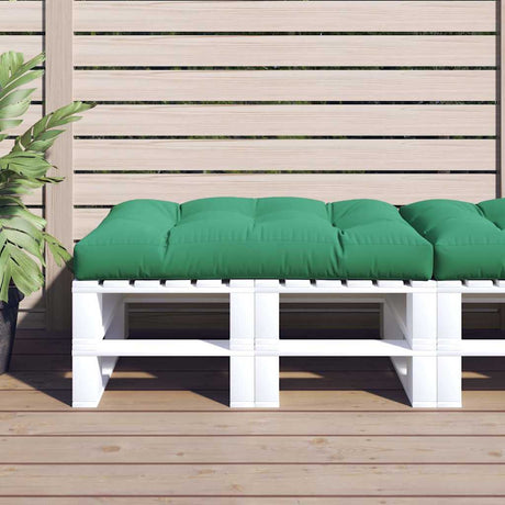 Vidaxl palet poduszka 120x80x12 cm tkanina zielona