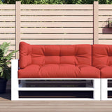 Vidaxl palet poduszki 3 St Fabric Red