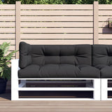 Vidaxl palet poduszki 3 St Fabric Black