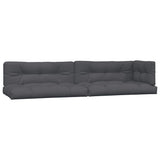 Vidaxl palet poduszki 5 St Fabric -antracyt -okolowane