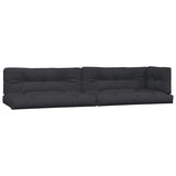 Vidaxl palet poduszki 5 St Fabric Black