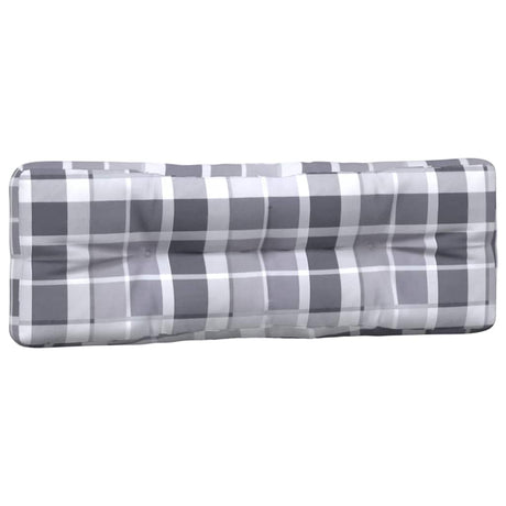 Vidaxl palet poduszki 5 St Fabric Diamond Wzór szary