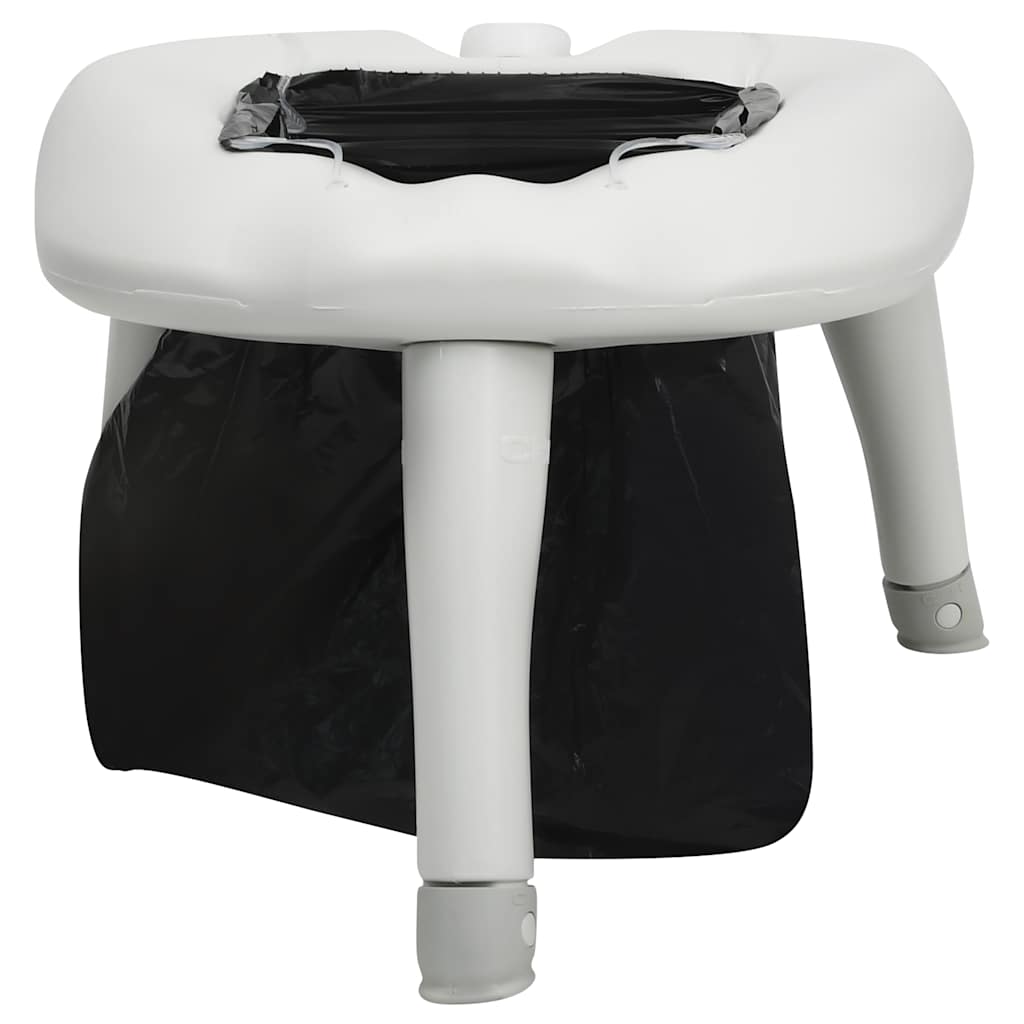 Toaleta kempingowe vidaxl z torbami 200 kg