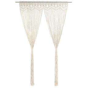 Curtyna Vidaxl Macramé 140x240 cm bawełniana