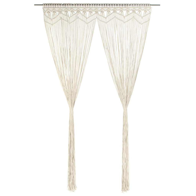 Curtyna Vidaxl Macramé 140x240 cm bawełniana