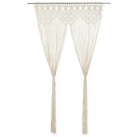 Curtyna Vidaxl Macramé 140x240 cm bawełniana