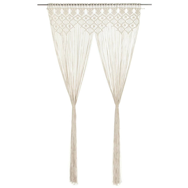 Curtyna Vidaxl Macramé 140x240 cm bawełniana