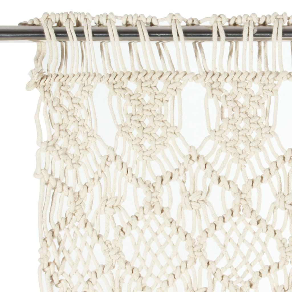 Curtyna Vidaxl Macramé 140x240 cm bawełniana
