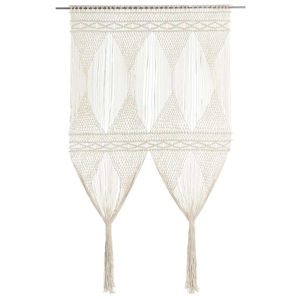 Curtyna Vidaxl Macramé 140x240 cm bawełniana