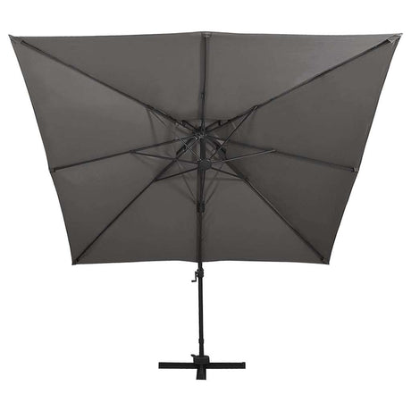 Pływający parasol Vidaxx z podwójnym dachem 300x300 cm antracyt