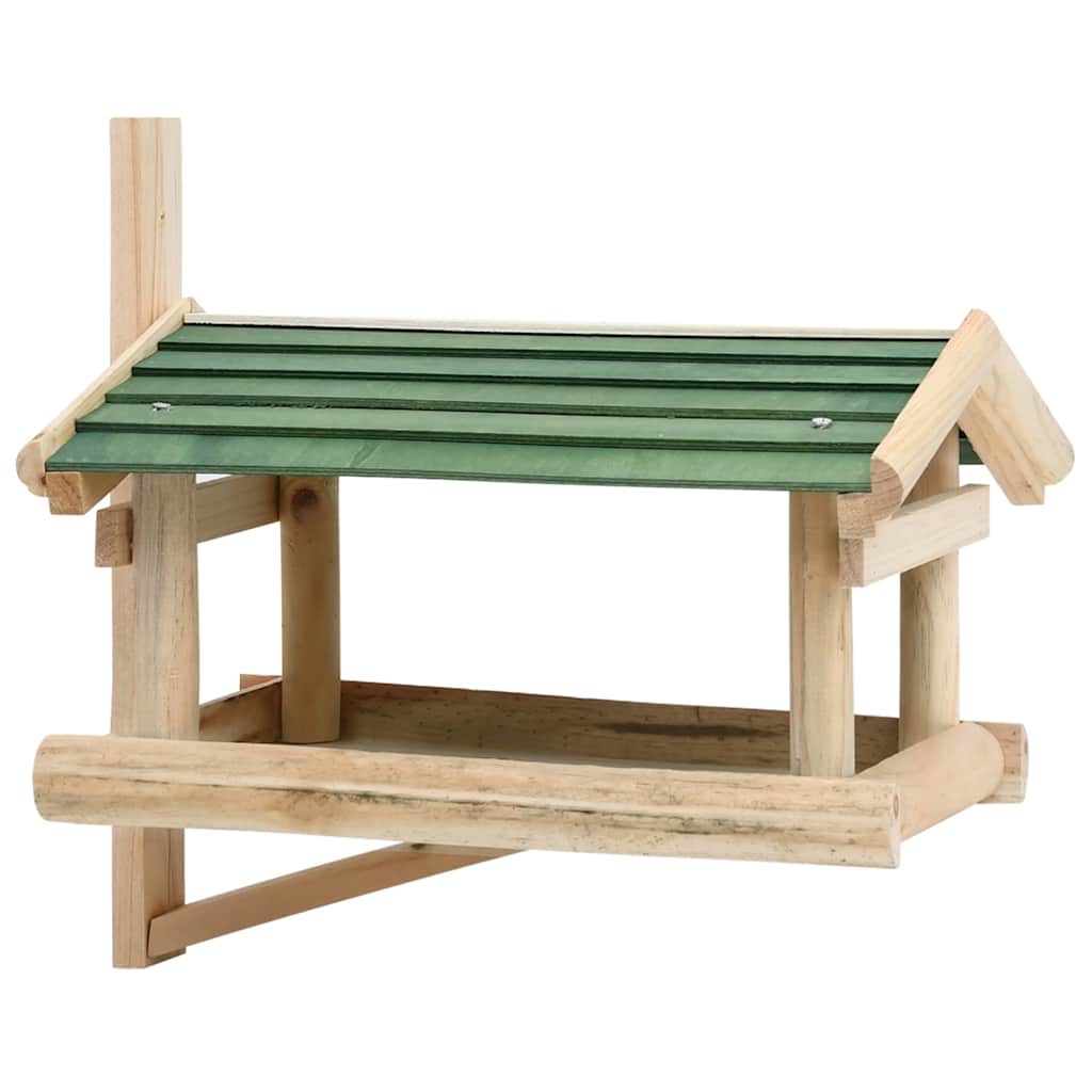 Karmnik dla ptaków VidaXL 35x29,5x21 cm z litego drewna