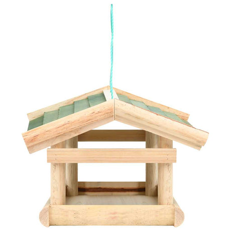 Karmnik dla ptaków VidaXL 35x29,5x21 cm z litego drewna