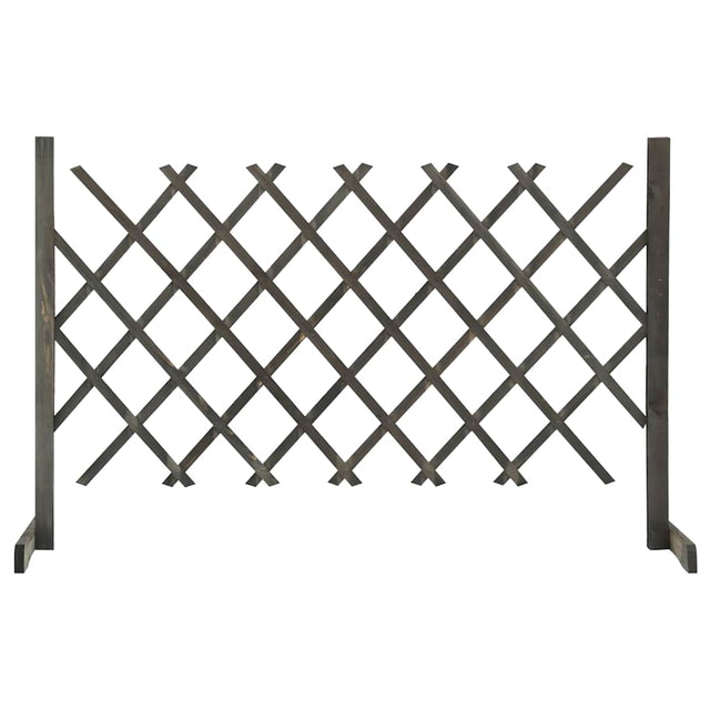 Vidaxl Garden Slat Work 120x90 cm Solid Pine Grey