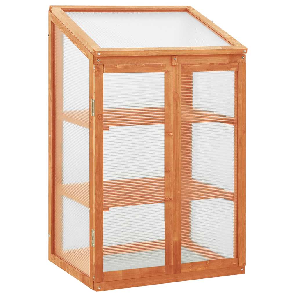 Vidaxl Greenhouse 60x45x100 cm vurenhout