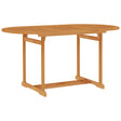 Vidaxl tuintafel 150x90x75 cm massief teakhout