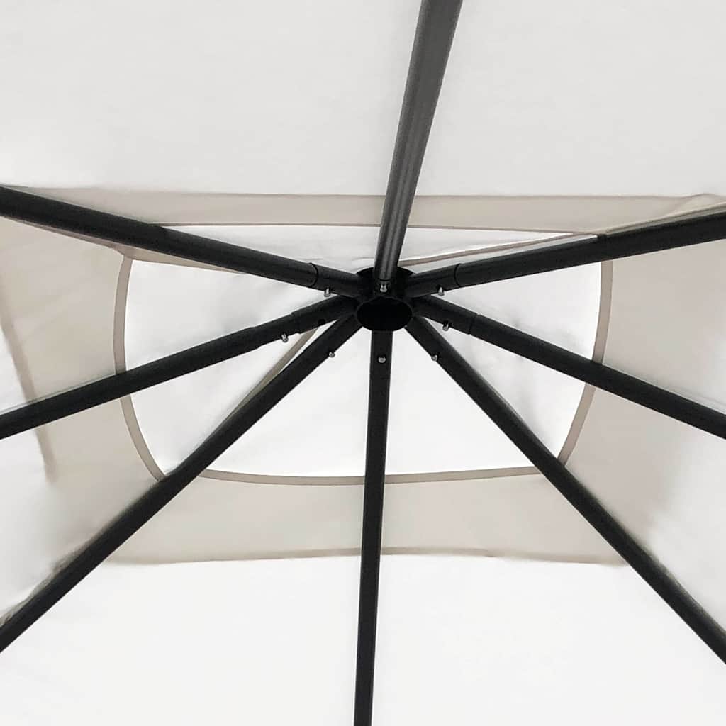Vidaxl ARBOR Z PODATKOWYM 160 g m² 3x3x2,6 m krem ​​-