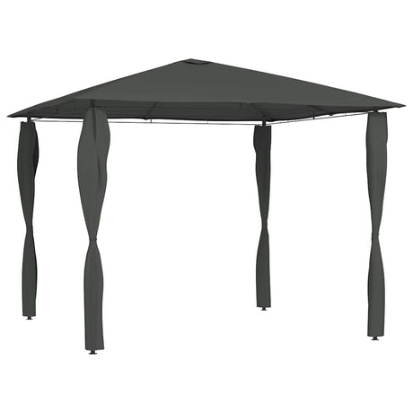 VIDAXL ARBOR Z PRZEWYCIU POCZĄTKU 160 G m² 3x3x2,6 m antracytowy