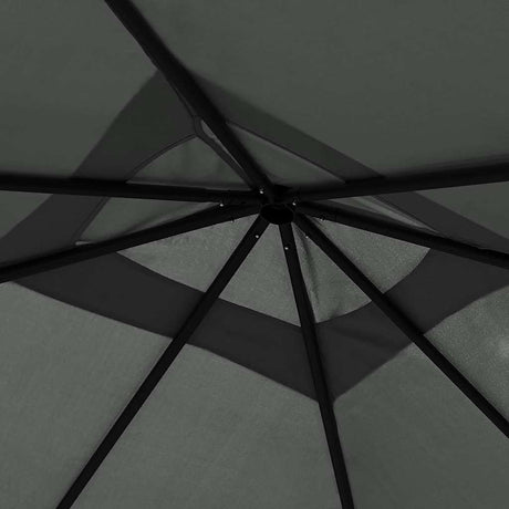 VIDAXL ARBOR Z PRZEWYCIU POCZĄTKU 160 G m² 3x3x2,6 m antracytowy