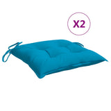 Vidaxl Frea Poduszki 2 ST 40X40X7 CM Oxford Fabric Light Blue