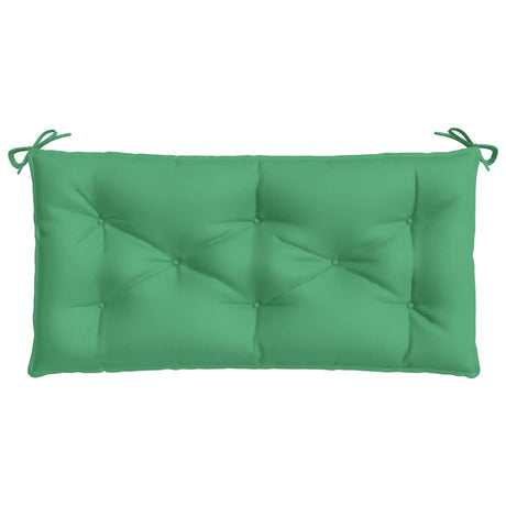 Vidaxl Garden Bench poduszka 100x50x7 cm Oxford Tkanina zielona