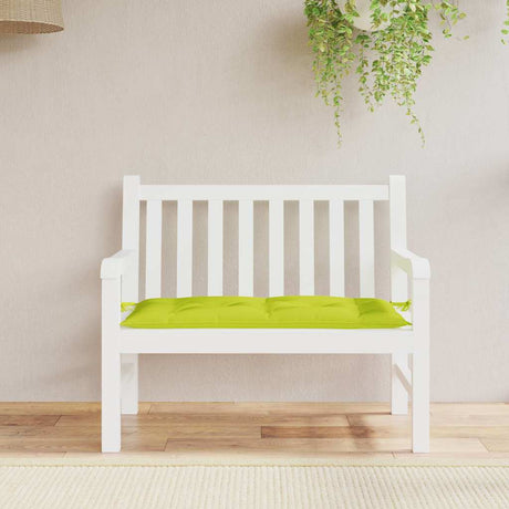 Vidaxl Garden Bench Poduszka 100x50x7 Cm Oxford Fabric Clear Green