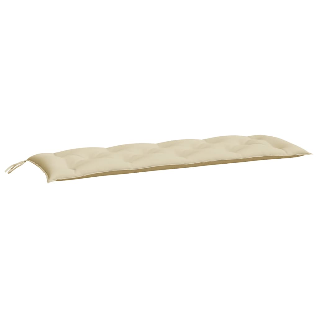 Vidaxl Garden Bench Poduszka 150x50x7 cm Oxford Fabric Beige