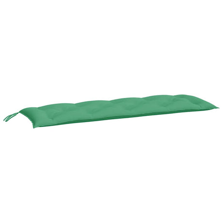 Vidaxl Garden Bench poduszka 150x50x7 cm Oxford Tkanina zielona