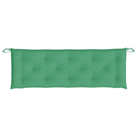 Vidaxl Garden Bench poduszka 150x50x7 cm Oxford Tkanina zielona
