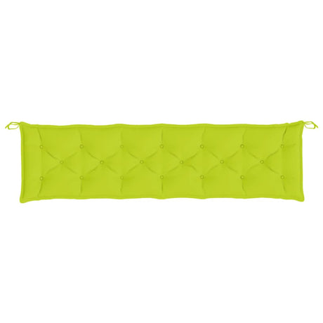 Vidaxl tuinbankkussen 200x50x7 cm oxford stof heldergroen