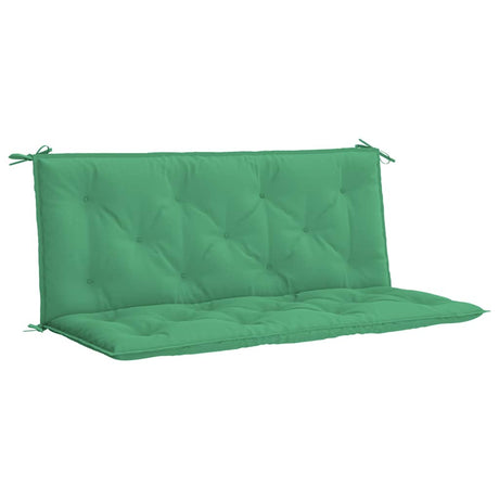 Vidaxl tuinbankkussen 120x(50+50)x7 cm oxford stof groen