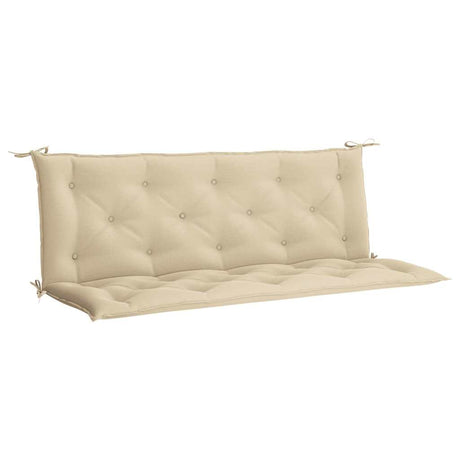 Vidaxl tuinbankkussen 150x(50+50)x7 cm oxford stof beige