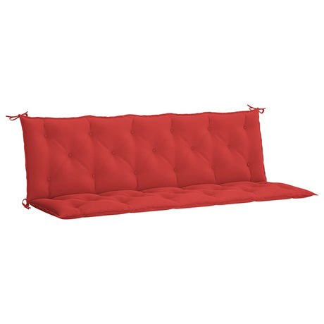 Vidaxl tuinbankkussen 180x(50+50)x7 cm oxford stof rood