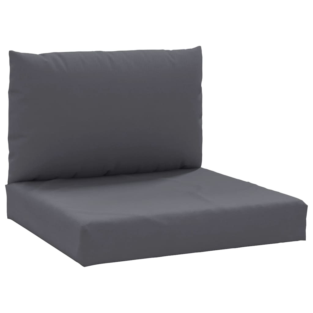 Vidaxl palet poduszki 2 St Fabric antracyt