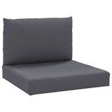 Vidaxl palet poduszki 2 St Fabric antracyt