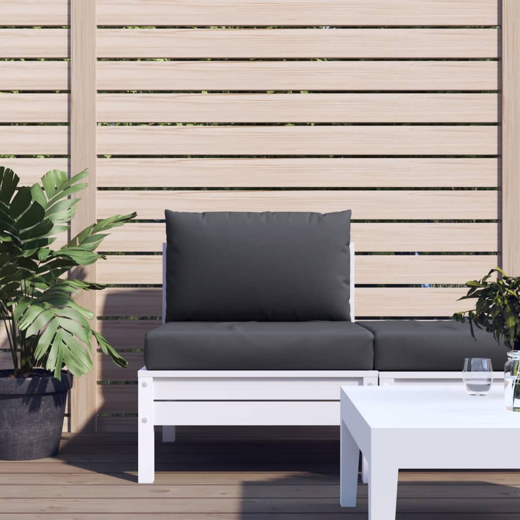 Vidaxl palet poduszki 2 St Fabric antracyt