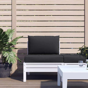 Vidaxl palet poduszki 2 St Fabric Black