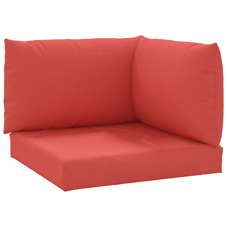 Vidaxl palet poduszki 3 St Oxford Fabric Red