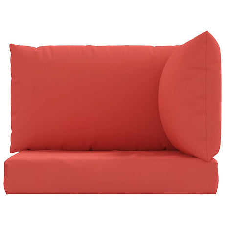 Vidaxl palet poduszki 3 St Oxford Fabric Red