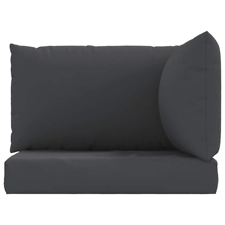 Vidaxl palet poduszki 3 St Oxford Fabric Black