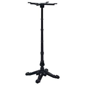 Vidaxl bistrotafelpoot 52x52x108 cm gietijzer zwart